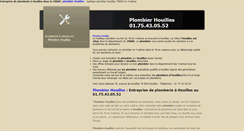 Desktop Screenshot of plombierhouilles78800.net