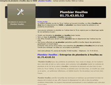 Tablet Screenshot of plombierhouilles78800.net